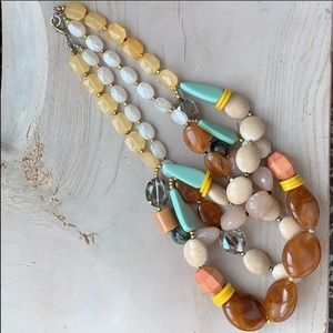 Anthro bead necklace